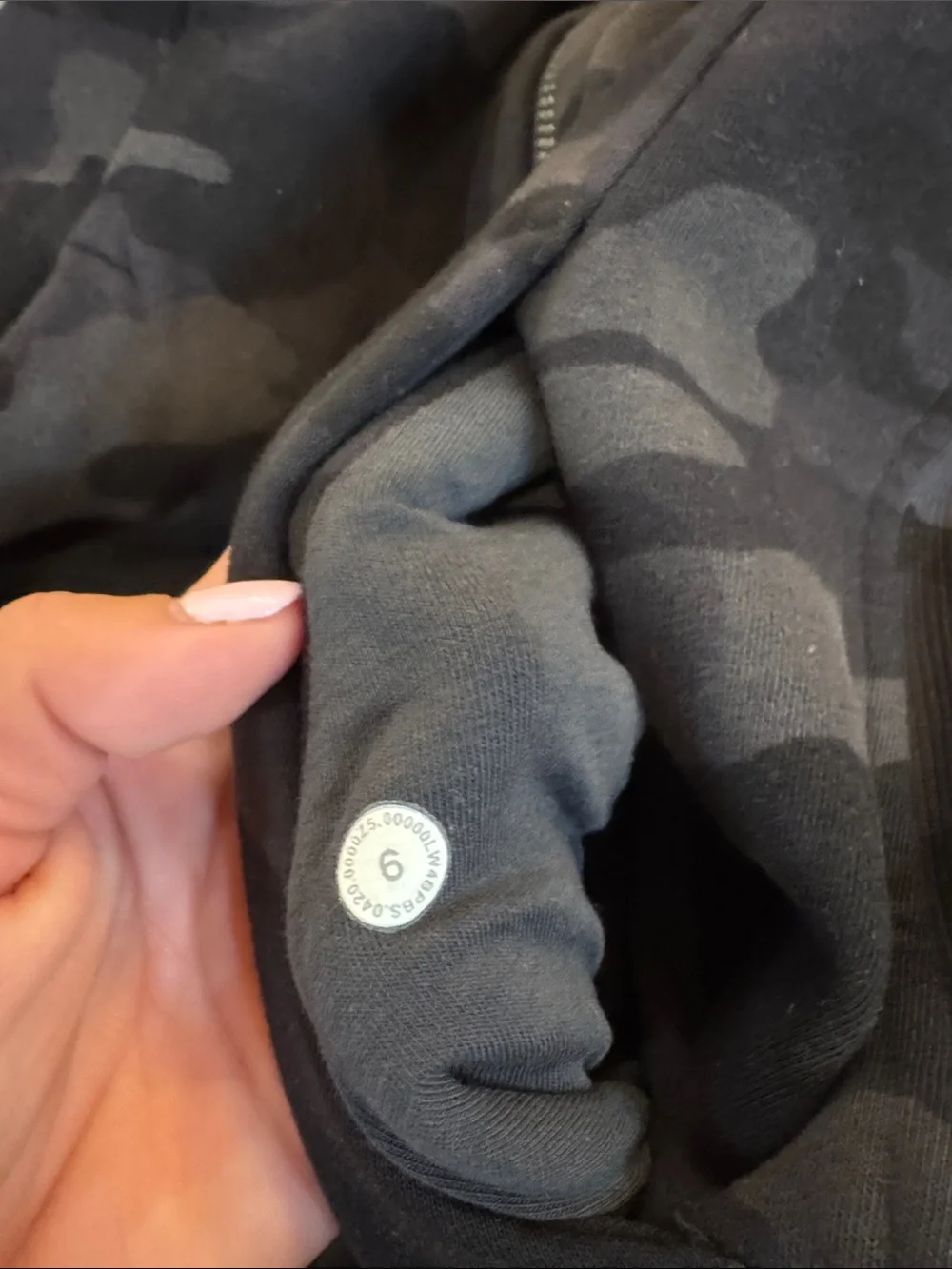 lululemon athleticaCamo Zip Hoodie - Gray & Black